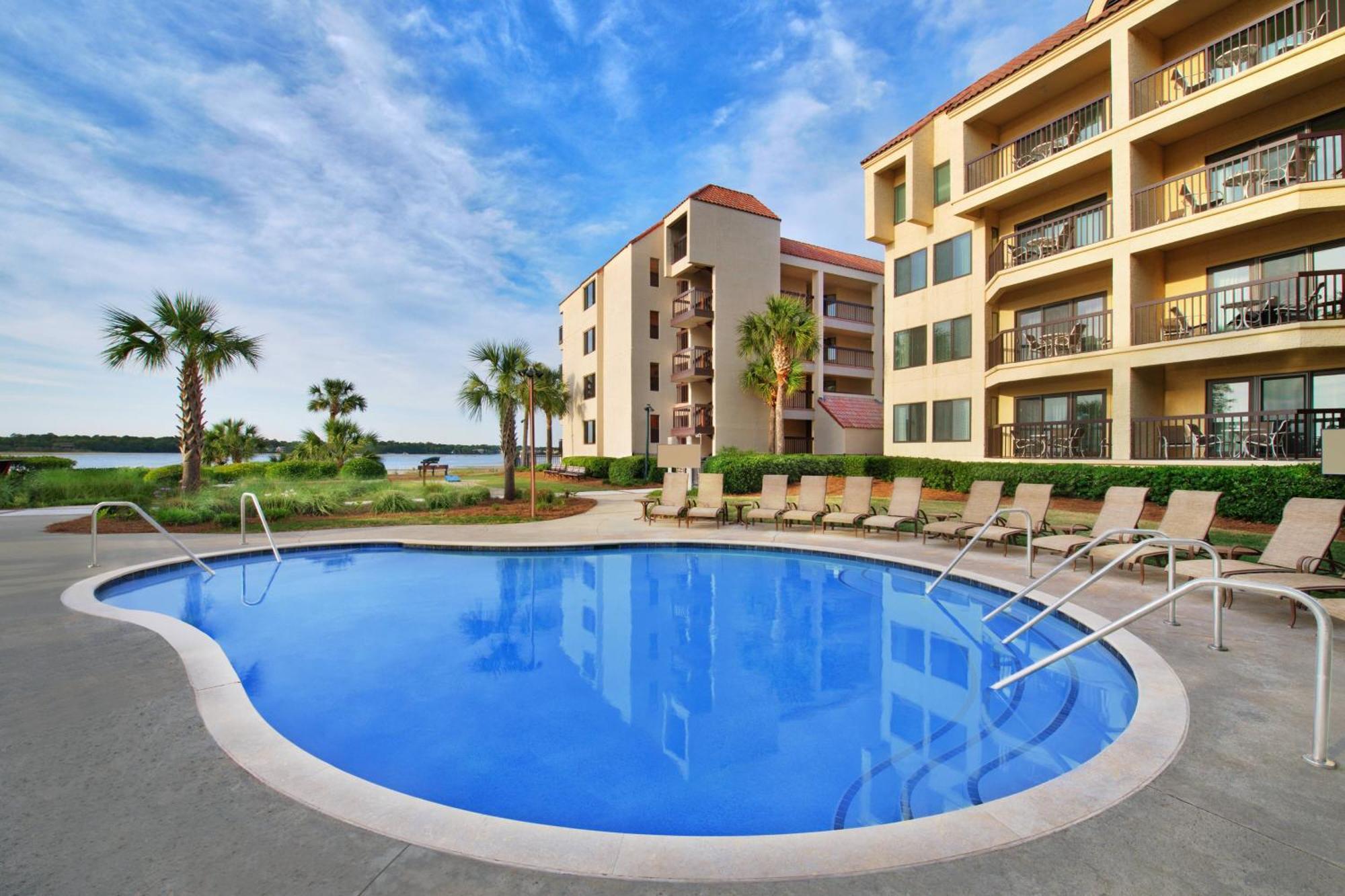 Marriott'S Harbour Point And Sunset Pointe At Shelter Cove Hotell Hilton Head Island Exteriör bild
