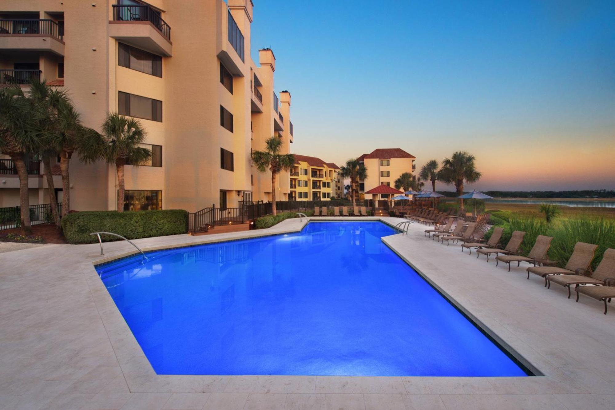 Marriott'S Harbour Point And Sunset Pointe At Shelter Cove Hotell Hilton Head Island Exteriör bild